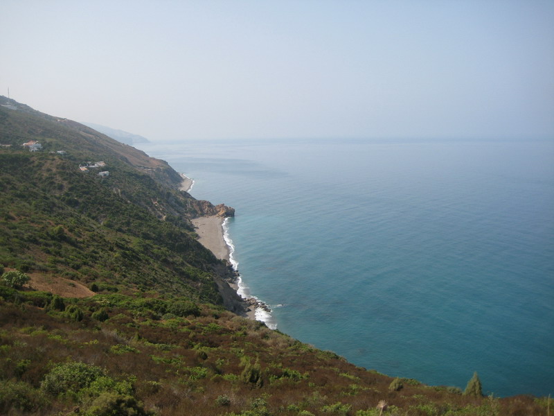 The Moroccan coast