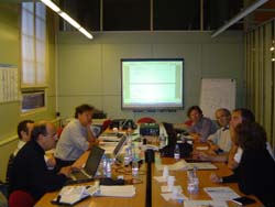 Expert at the workshop on Mediterranean aquaculture held in Barcelona, May 2004.